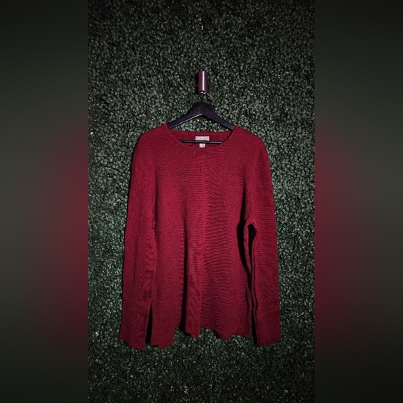 Forever 21 Burgundy Knit Top - Picture 1 of 4